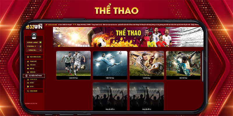 Thể Thao 33win 5 Cá cược thể thao 33Win hấp dẫn và thú vị